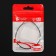 TORSO keychain, steel cable, 25 cm, black