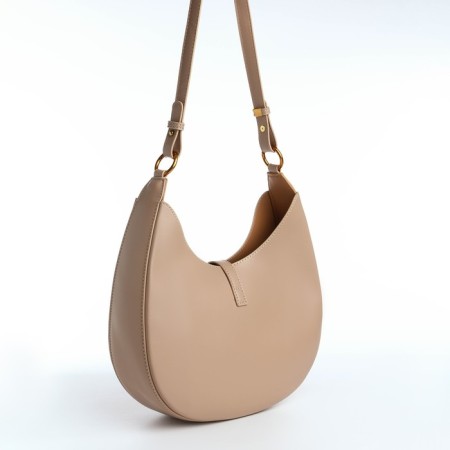 Female bag Textura, cosmetic bag, medium size, beige color-2