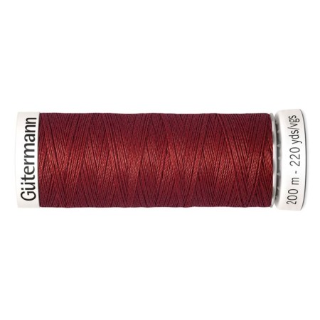 SEW-HALL thread for all materials, 200 m, 748277 (221 Red-Terracot)