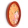 Wall watches, D-28 cm, interior, "flowers", silent