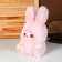Soft toy "doll" in a costume bunny, 30 cm, pink color