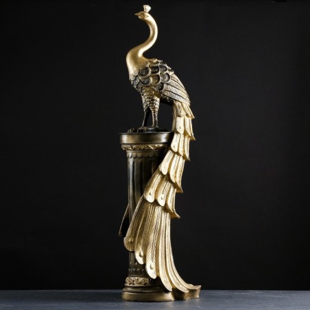 Column "Firebird" Black Gold, 115x40x30cm-1