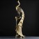 Column "Firebird" Black Gold, 115x40x30cm