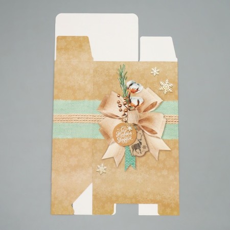Folding box "Happy New Year", 16 x 23 x 7.5 cm, New Year-6