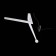 The floor lamp ST LUCE. SL305.505.03. SPRUZZO. 3x60 watts, E27, 155x155x205 cm, white color