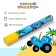 Water gun, pneumatic gun, blue tractor, 30 cm