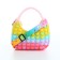 Bag's bag with lightning, pink/lilac/raspberry color