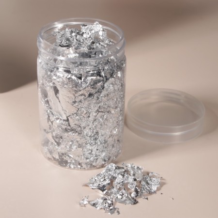 Pital for decor, 3 g, silver color-1