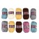 Yarn "Lux" 100% polypropylene 140m/50g set 10 pcs (kaleidoscope of flowers) mix
