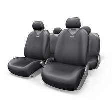 Autoprofi R-1 Sport Plus R-902P BK, closed seat, polyester, 9 objects, black color black