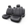 Autoprofi R-1 Sport Plus R-902P BK, closed seat, polyester, 9 objects, black color black
