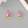 Magnetic Metal Castle "Candy" gold and pink set 2 pcs 1x3x1 cm