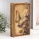 Broke-book metal, leatherette "Butterfly on the bouquet" 26x16x5 cm