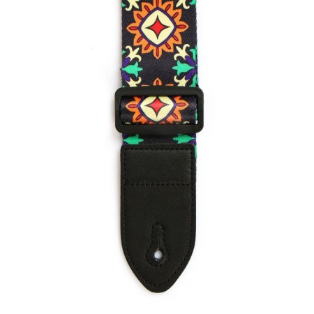 Music Life guitar belt, 60-117x5 cm, ornament-3