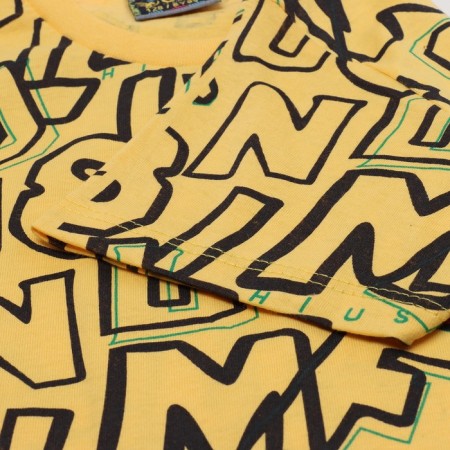 T -shirt for a boy, yellow color, height 128cm-2