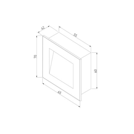Elektrostandard, STEP 6 LED 3 W, 42x65x70 mm, IP65, black color, black-3