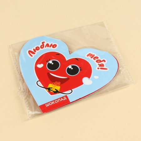 Chocolate on the card "I love you", 5 g.-4