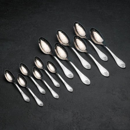 A set of cutlery "Imperial", 24 items, art painting, decorative box-4