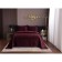 A set with a clip "Noel", size 240x260 cm, 50x70 cm - 2 pcs, color Bordeaux