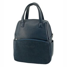 Women's bag (B2760-03140) Artificial leather + suede, blue, 1x210x18 cm