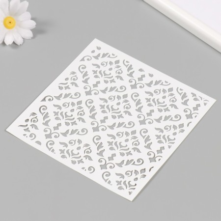 Plastic "pattern" 15x15 cm stencil-1