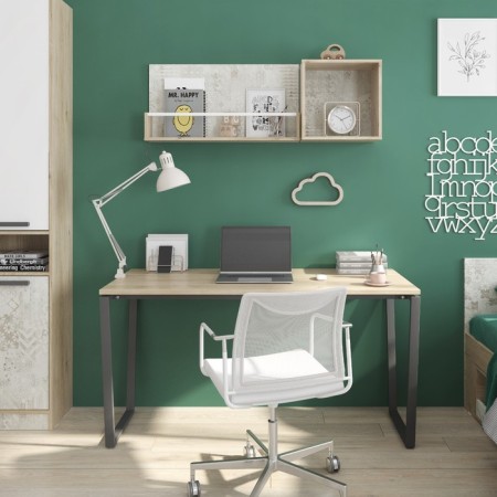 Hinged shelf "Alice No. 6", 800 × 146 × 416 mm, the color of Hikory Jackson / Sprint-1