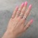 Set of rings 12 pieces "trend" Treasure, color silver, size mix
