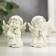 Polystone souvenir "Snowthrough angel in the dress" MIX 5x4.5x4.5 cm