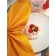 Serving napkin Orange, size 40x40 cm, orange color