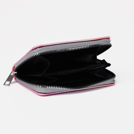 Wallet with a holographic effect "Eyes", 12.5x9x2 cm-5