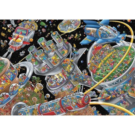 Puzzle "Sk.Skelton. Space colony ", 1000 elements-1
