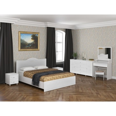 Building for a table with a mirror 47.32, 800 × 240 × 800 mm, white color-3