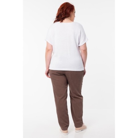 Female jumper, size 52, white color-2
