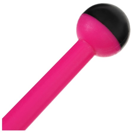 Bulas for rhythmic gymnastics inserted Grace Dance, 46 cm, pink/black color-5