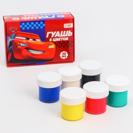 Gouache 6 colors of 10 ml, wheelbarrows-2