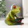 Souvenir Polystone Lac "Frog plays in the prefix" MIX 8x7x8 cm