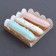 Box for cookies, craft, 12 x 12 x 3 cm
