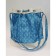 Women's bag Fiona Blue - beige anchor