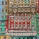 Bathroom mat "Cities", width 80 cm, roll 15 m
