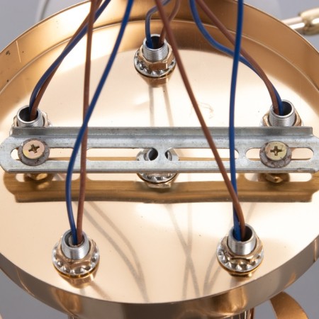Jeannet chandelier 5x40W E27 Gold Model: 2800064-9