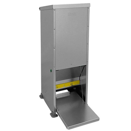 Bunker feeder for poultry at 8 kg, pedal, galvanized steel, alma basica