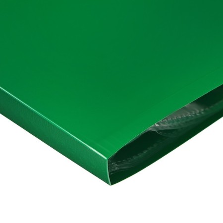 Folder with 20 A4 inserts, 500 μm, calligrata, texture "sand", green-2