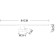 Decorative backlight by Arte Lamp Lines A2029AP-1CC, LED, 10 W, 7x10x84 cm, 500 lm, chrome