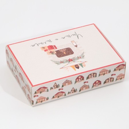 Folding box "Cosiness in the new year", 21 x 15 x 5 cm, New Year-2