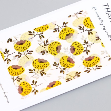 Stick Paper Gratitude "Yellow Macs" set 50 pcs 10x5 cm-1