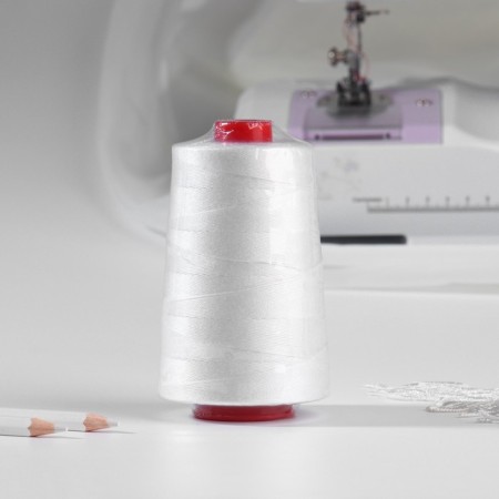 Suggling threads "Economy", 150 teks, 1000 m, white color-3