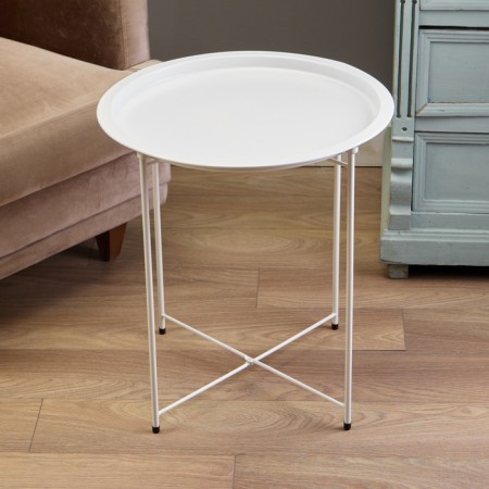 Coffee table, white tray-6