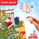 Puzzle with a scretch layer "New Year's company", 99 parts