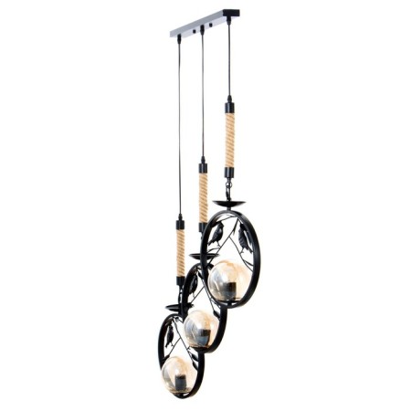 Lamp Bayerlux "Birds" 3he27 40W Black 73x14x55cm-4