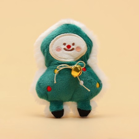 New Year. A toy for cats with cat mint "Christmas tree", 11 cm-1
